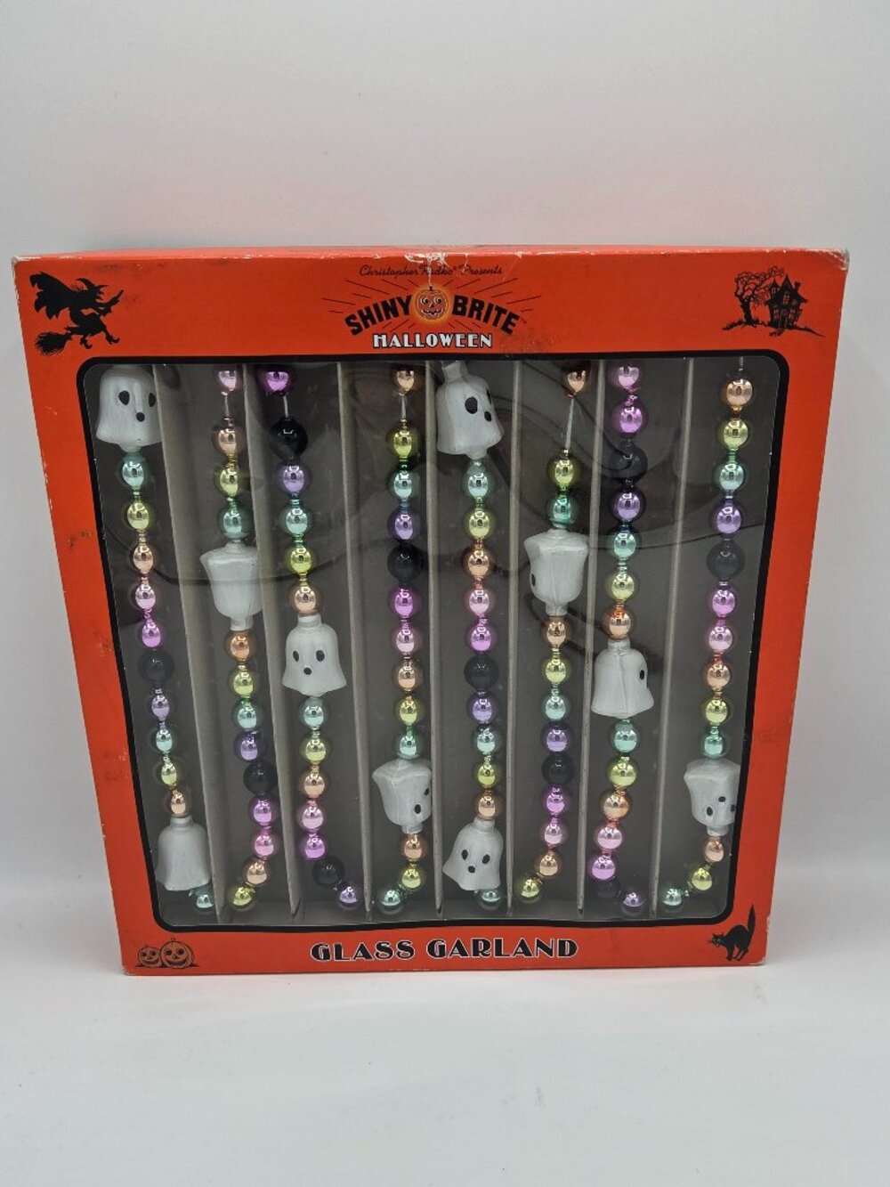 Christopher Radko Shiny Brite Halloween Glass Garland - Picture 2 of 5